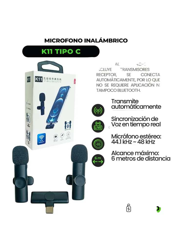 Micrófono Inalámbrico